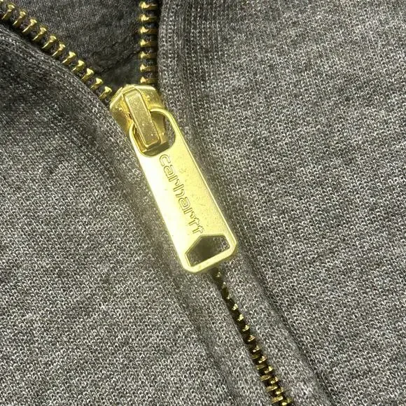 Carhartt Gray Lightweight Hoodie Jacket - Picture 6 of 7